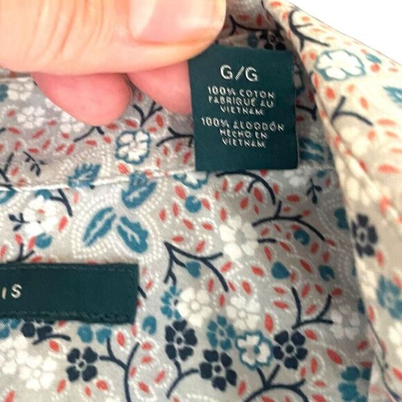 Perry Ellis Floral Button-Down Shirt Sz L - Picture 12 of 12